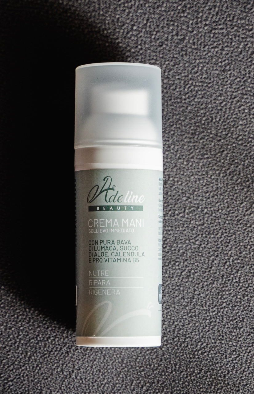CREMA MANI 50 ml con il 30% di PURISSIMA BAVA DI LUMACA